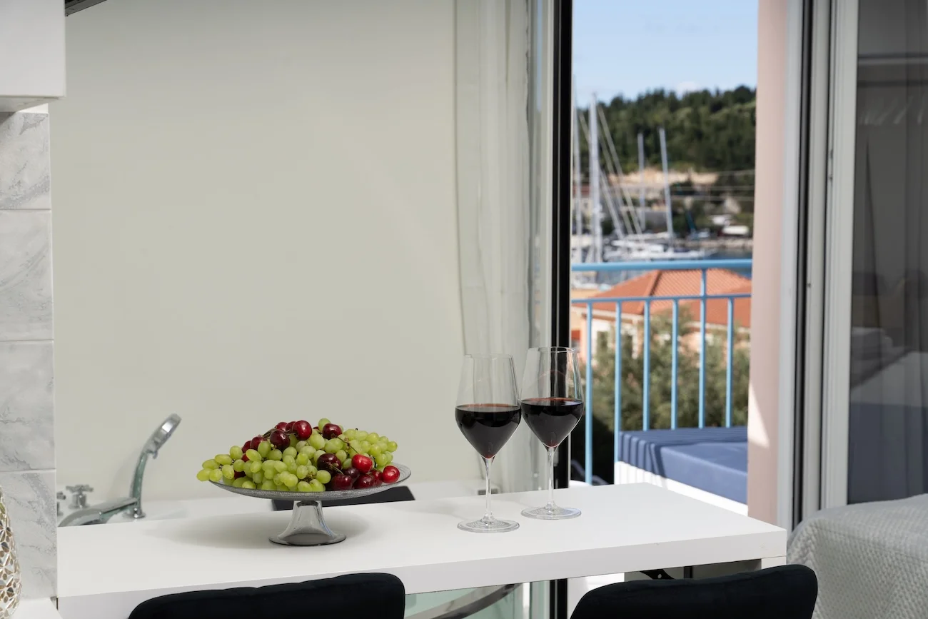 Fiscardo Kefalonia suites in the heart of the village