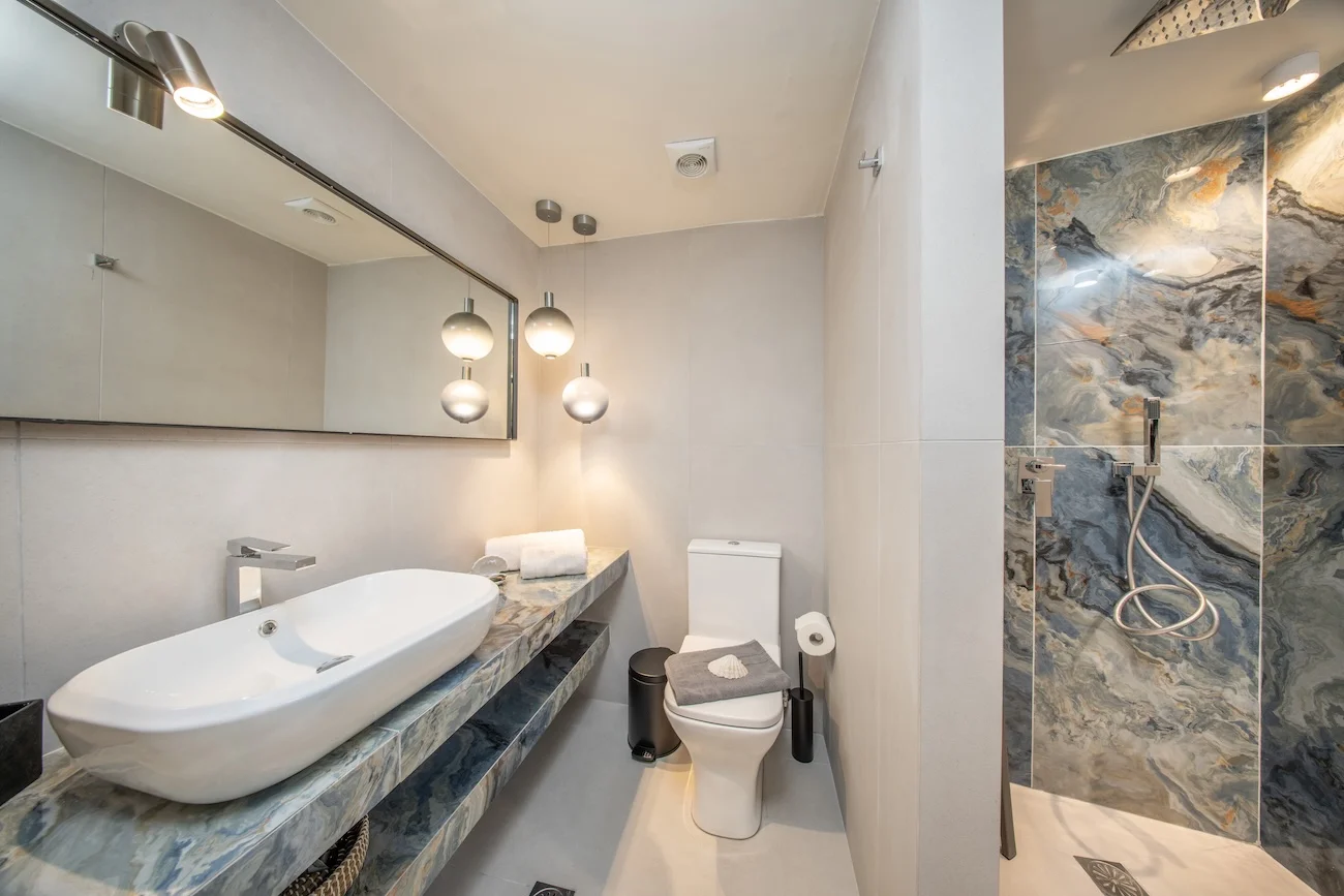 Luxury Fiscardo suites with elegant island interiors